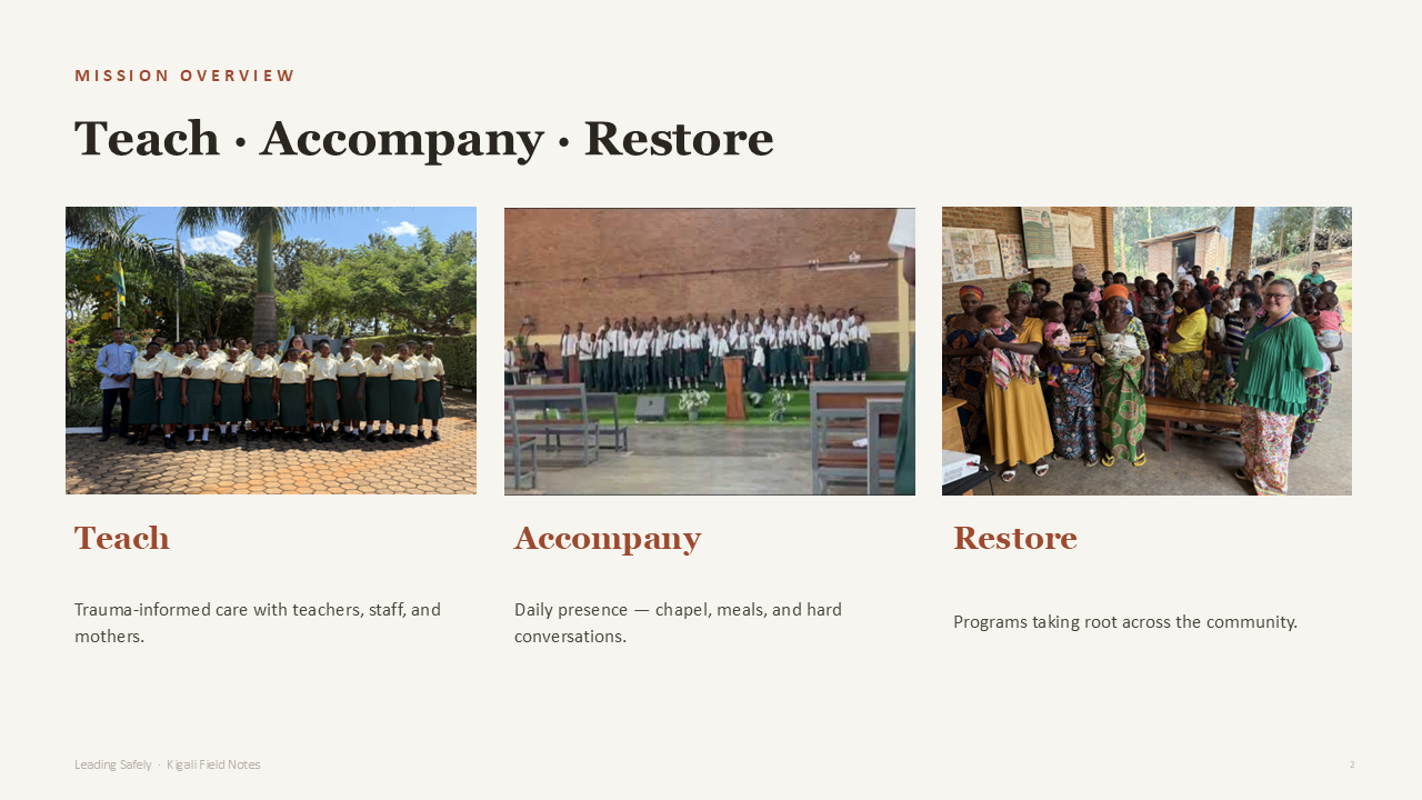 Mission overview slide